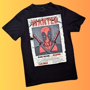 Deadpool Wanted T-Shirt Size S